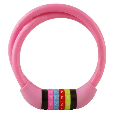 กุญแจจักรยาน GLOBAL 12 มม. x 0.8 ม. สีชมพู_1