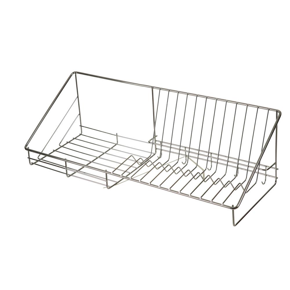 ชั้นคว่ำจานติดผนังสเตนเลส HOME LIVING 106P7 60 ซม.