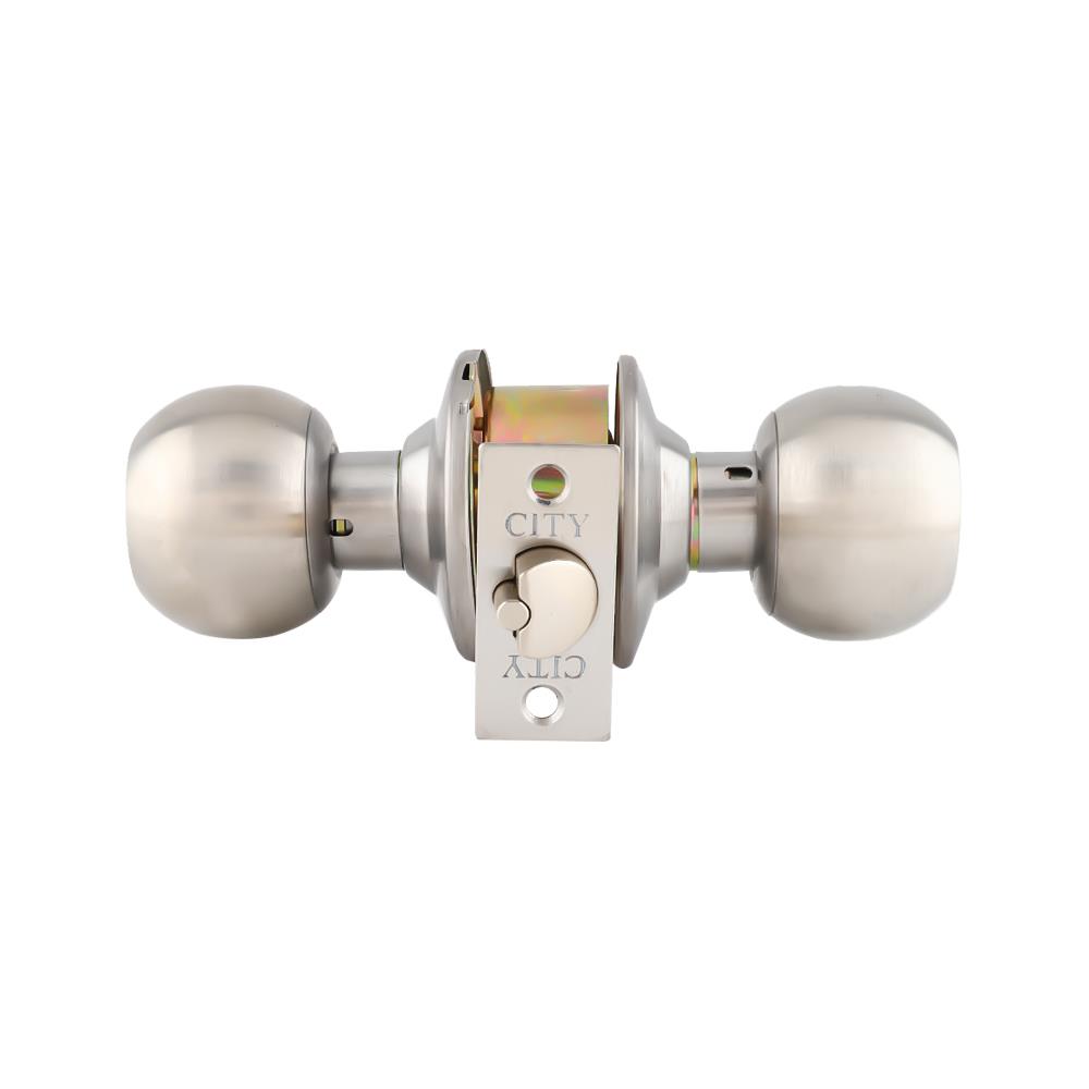 ลูกบิดทั่วไป CITY 3027 SS หัวกลม หัวกลม สีสเตนเลส