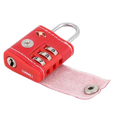 กุญแจรหัส TSA GLOBAL 30 มม. สีแดง_1