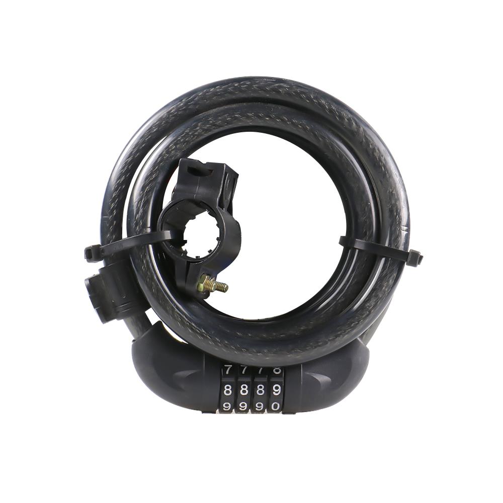 กุญแจจักรยาน GLOBAL 12 มม. x 1.5 ม. สีดำ