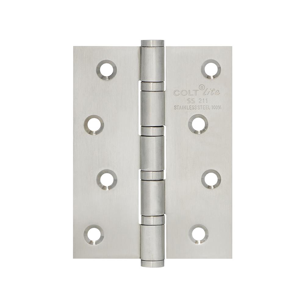 บานพับ 4X3 นิ้ว X 2 มม. COLT LITE 211 สีสเตนเลส (แพ็ก 3 ชิ้น)