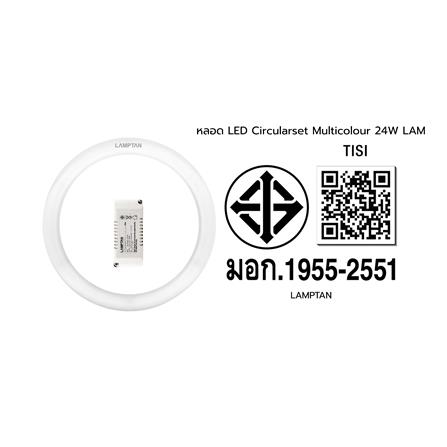 LED  LAMP LAMPTAN CIRCULAR SET MULTICOLOR 24W G10Q_3