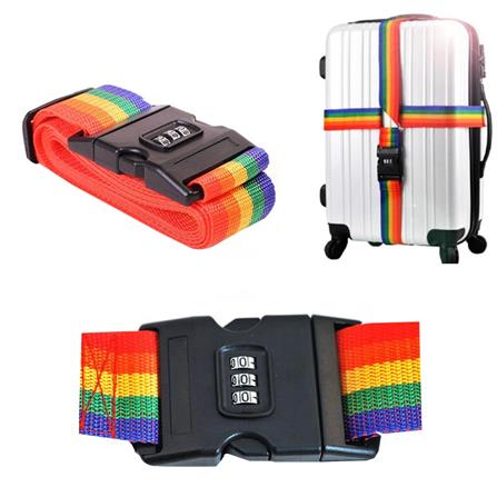 สายรัดกระเป๋าเดินทาง รหัส GLOBAL TOURNIQUET สีรุ้ง_3