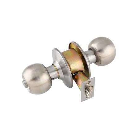 ลูกบิดห้องน้ำ หัวกลม COLT LITE A68712 BK/SS ฝาใหญ่...