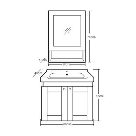 อ่างเคาน์เตอร์ MOYA VC-06 ลายไม้_10