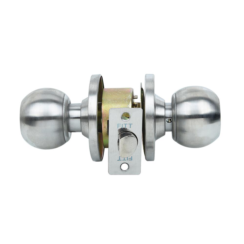 ลูกบิดห้องน้ำ FITT 587SSP หัวกลม สีสเตนเลส