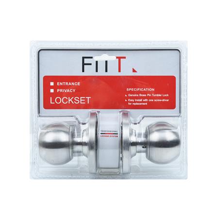 ลูกบิดห้องน้ำ FITT 587SSP หัวกลม สีสเตนเลส_2