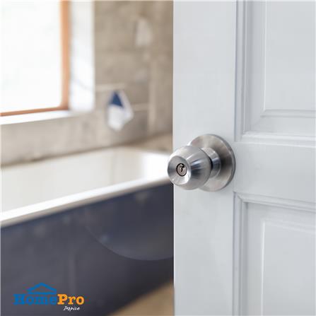 ลูกบิดห้องน้ำ FITT 587SSP หัวกลม สีสเตนเลส_3