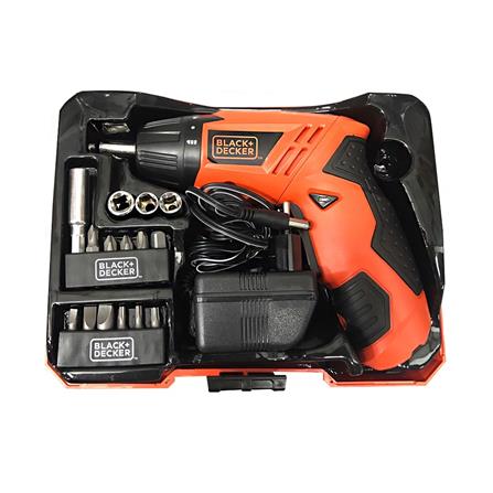 ชุดสว่านไขควงไร้สาย (แบตในตัว) BLACK&DECKER KC4815KA15-B1 4.8 โวลต์