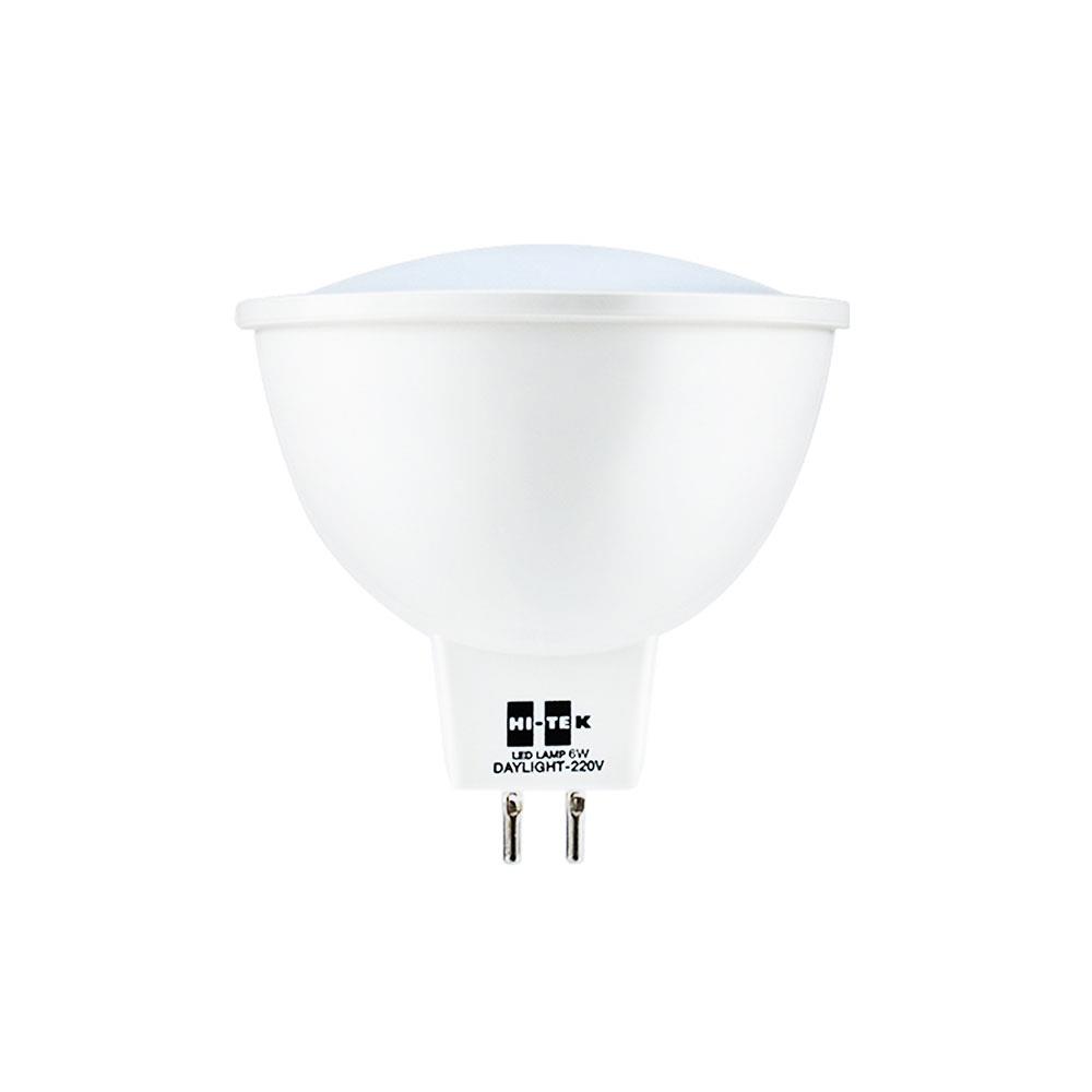 หลอดไฟ LED HI-TEK ECO MR16 220 โวลต์ 6 วัตต์ DAYLIGHT GU5.3 สีขาว