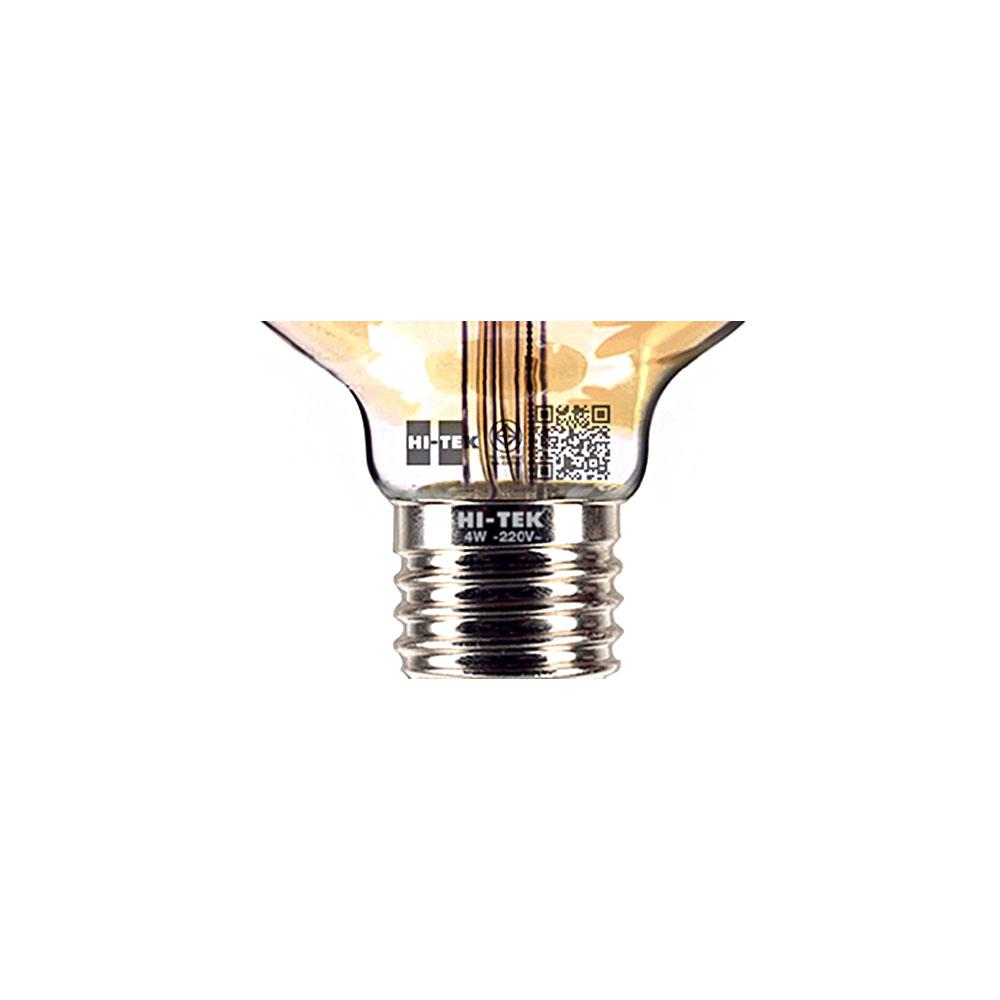 หลอด LED HI-TEK FILAMENT G95 6 วัตต์ WARMWHITE E27