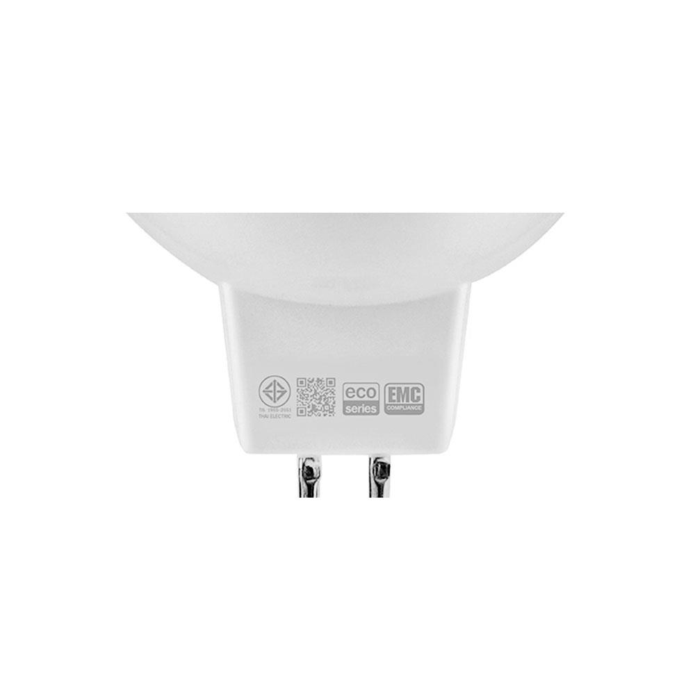 หลอดไฟ LED HI-TEK MR16 220 โวลต์ 4 วัตต์ WARMWHITE GU5.3 สีเหลือง