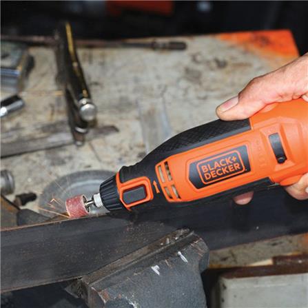 เครื่องเจียรคอตรง BLACK&DECKER RT18KA-B1 180 วัตต์_3