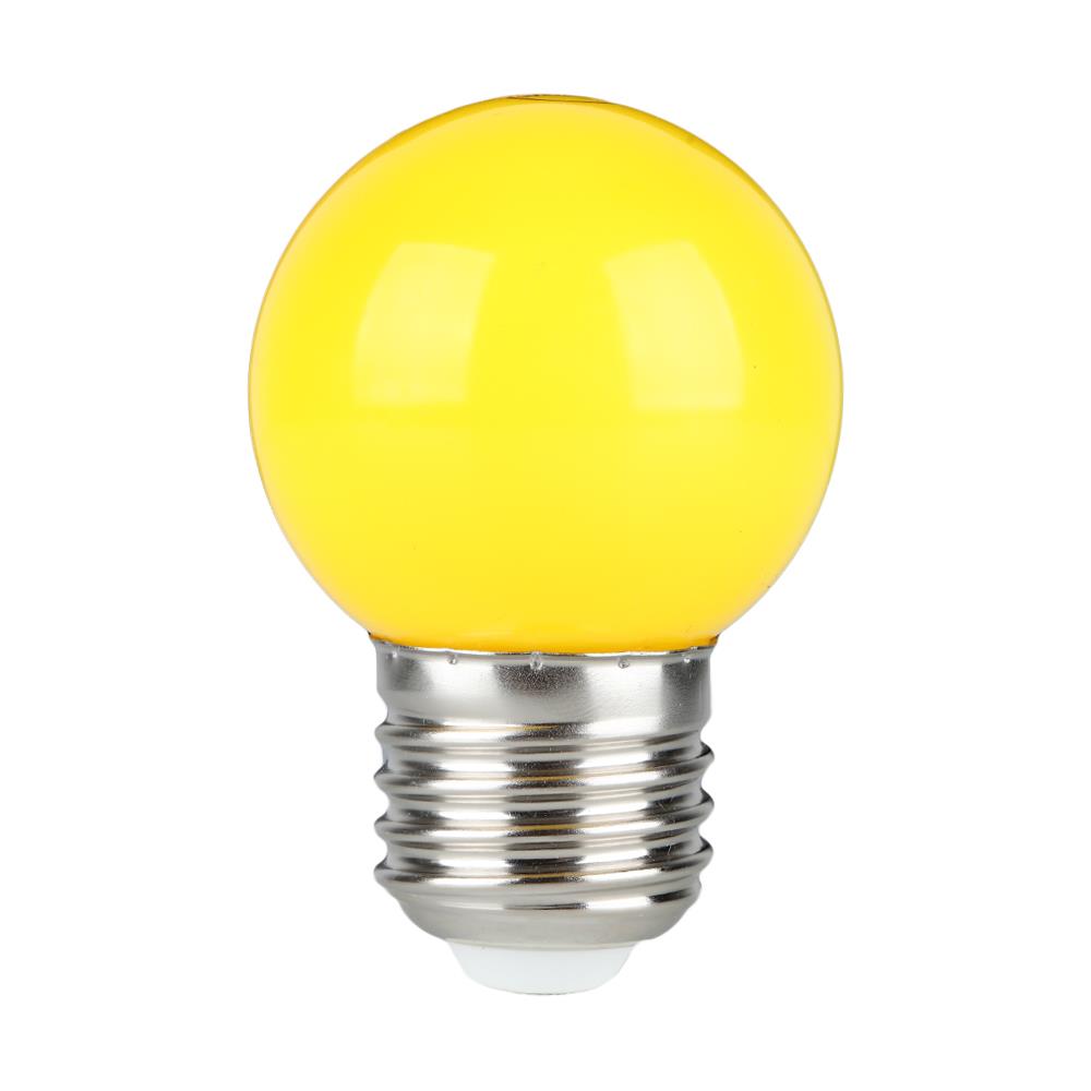 หลอด LED ปิงปอง HI-TEK HLLC00001Y 1 วัตต์ E27 สีเหลือง