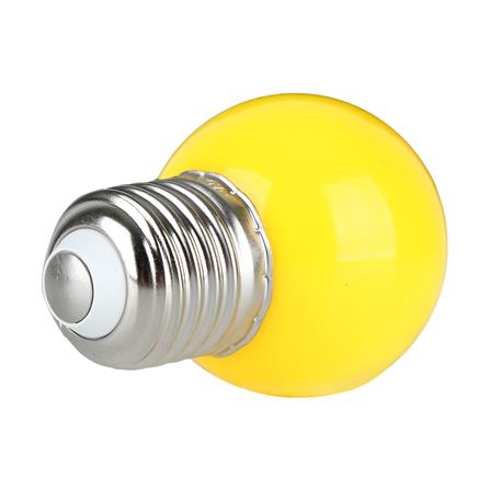หลอด LED ปิงปอง HI-TEK HLLC00001Y 1 วัตต์ E27 สีเหลือง_1