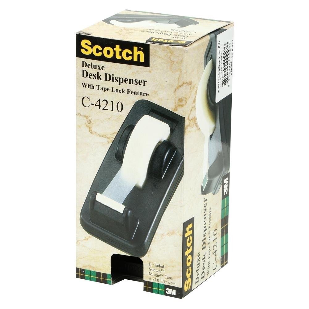 แท่นตัดเทปแบบตั้งโต๊ะ 3M SCOTCH C-4210 สีดำ