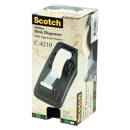 แท่นตัดเทปแบบตั้งโต๊ะ 3M SCOTCH C-4210 สีดำ_4