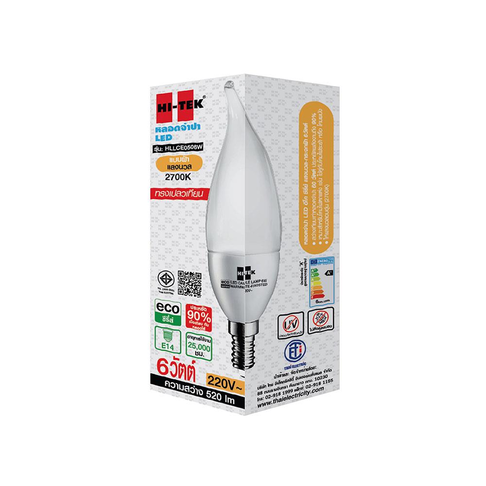 หลอด LED HI-TEK ECO OPERA 4 วัตต์ E14 WARMWHITE