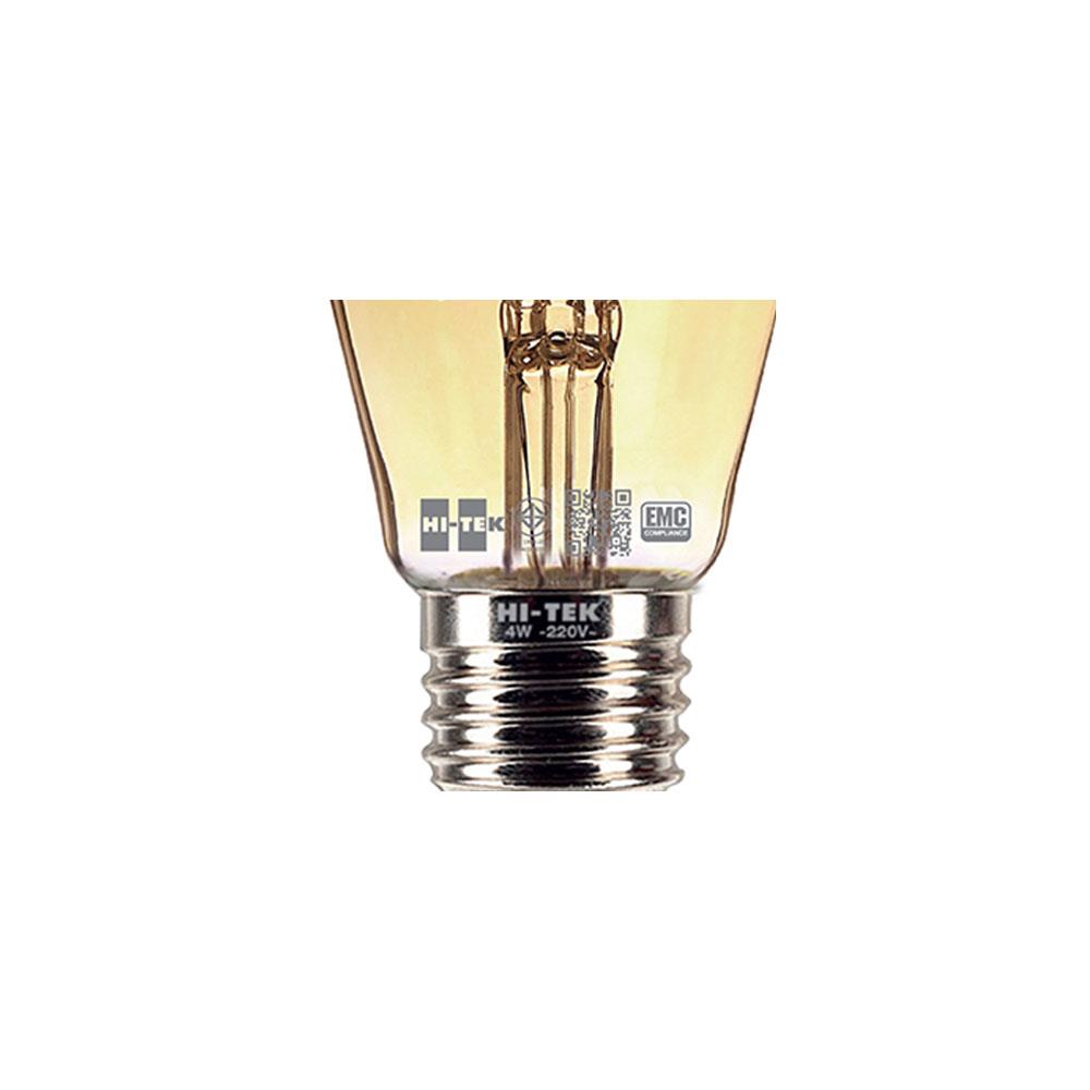 หลอด LED HI-TEK FILAMENT EDISON 6 วัตต์ WARMWHITE E27