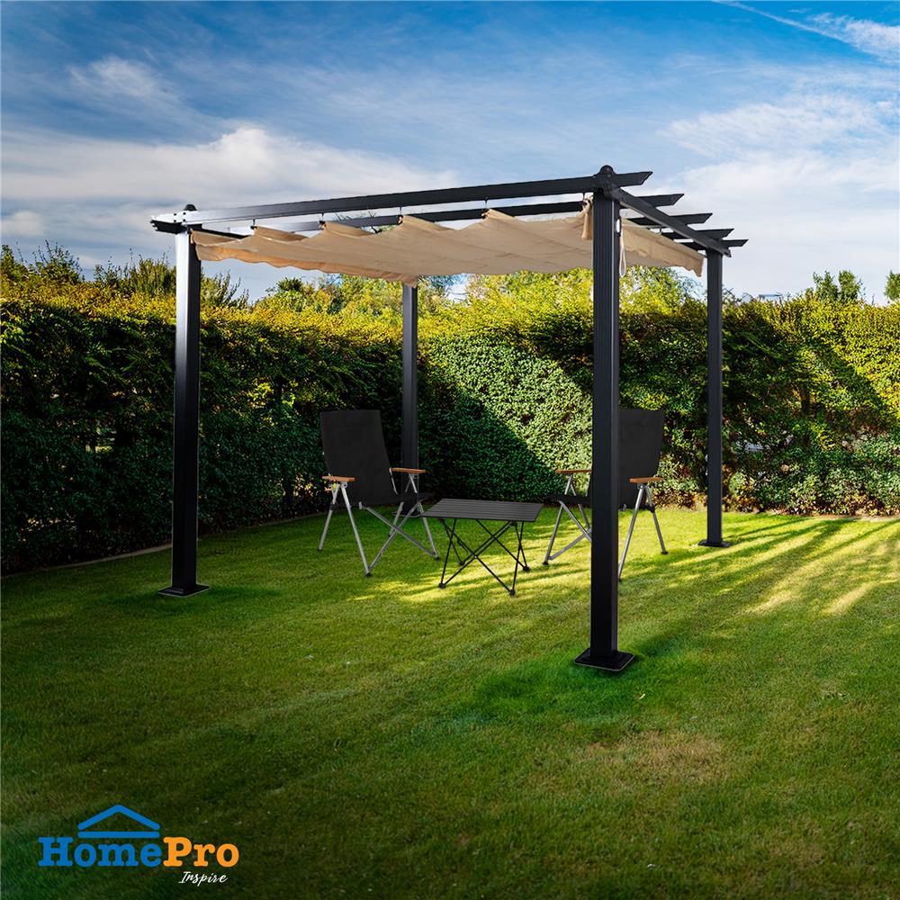 ผ้าเต็นท์สนาม SPRING #SP-3809 2.5X2.5 ม. สีเบจ