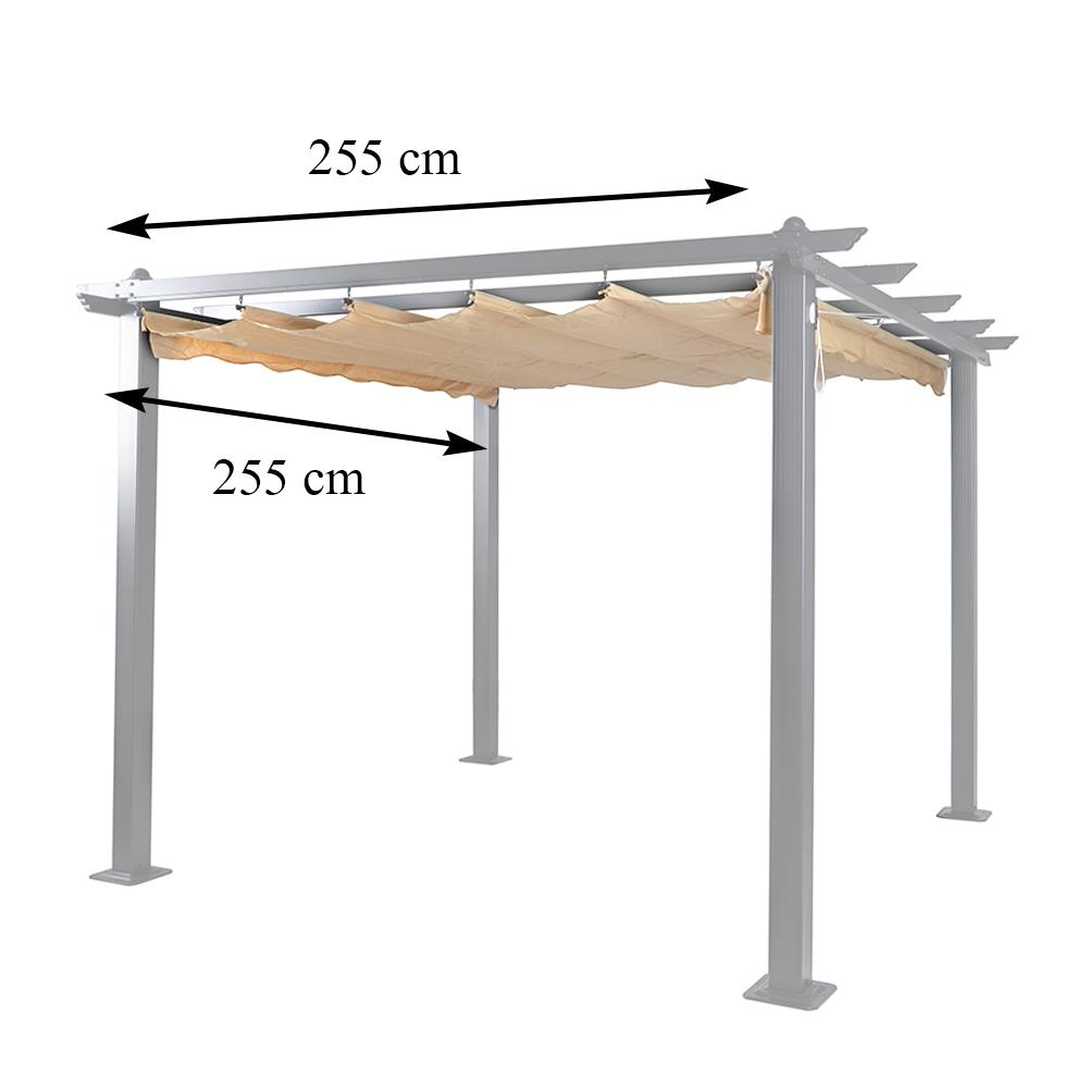 ผ้าเต็นท์สนาม SPRING #SP-3809 2.5X2.5 ม. สีเบจ