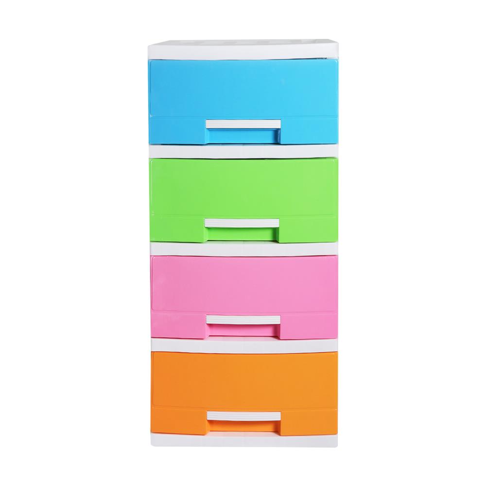ตู้ลิ้นชัก 4 ชั้น STACKO HANA 45x40x84 ซม. หลากสี