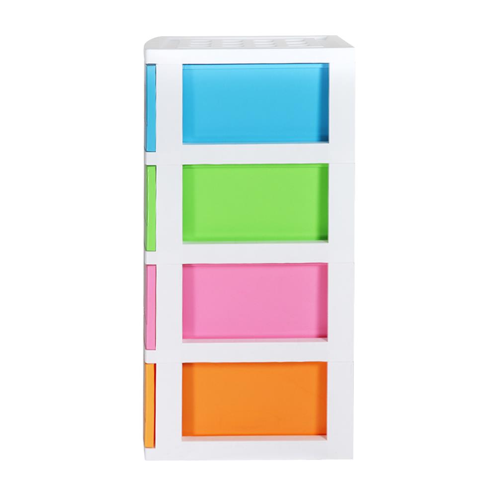 ตู้ลิ้นชัก 4 ชั้น STACKO HANA 45x40x84 ซม. หลากสี