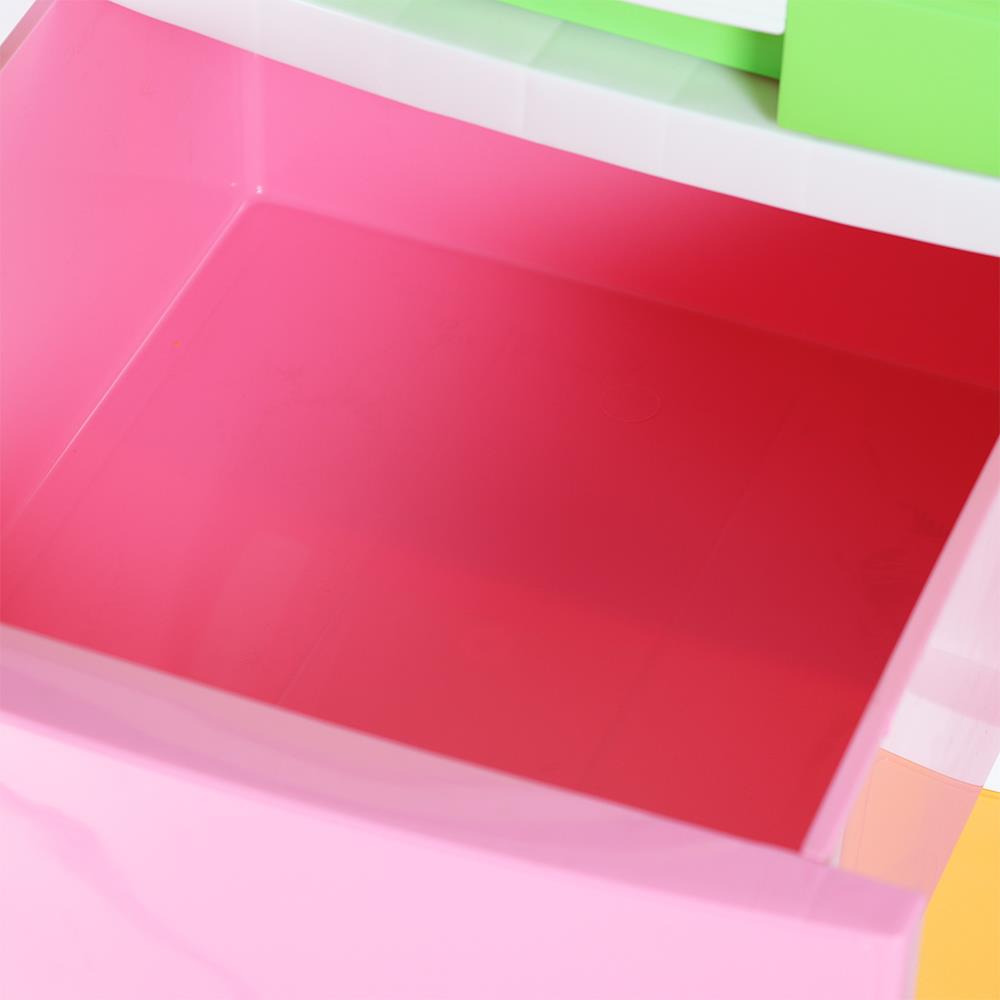 ตู้ลิ้นชัก 4 ชั้น STACKO HANA 45x40x84 ซม. หลากสี