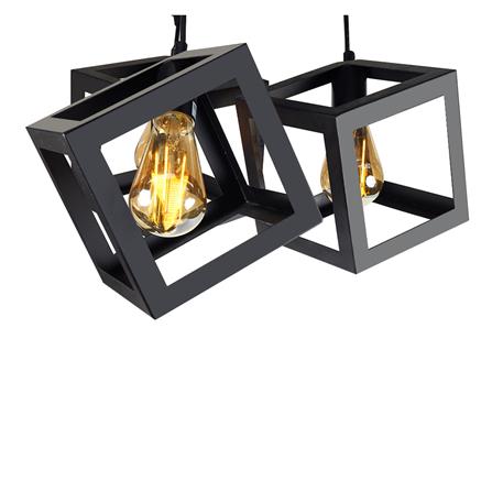 ไฟช่อ CST MODERN 2321-3 โลหะ สีดำ 3 หัว_1