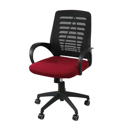 เก้าอี้สำนักงาน FURDINI VIO WA98 สีดำ/แดง_1