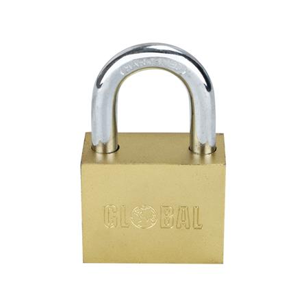 กุญแจลูกปืน GLOBAL 40 มม. สีทองเหลืองขัดเงา_0