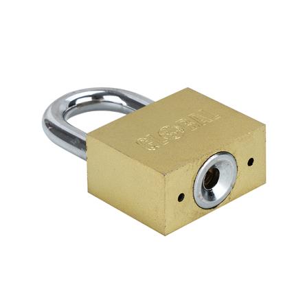 กุญแจลูกปืน GLOBAL 40 มม. สีทองเหลืองขัดเงา_1