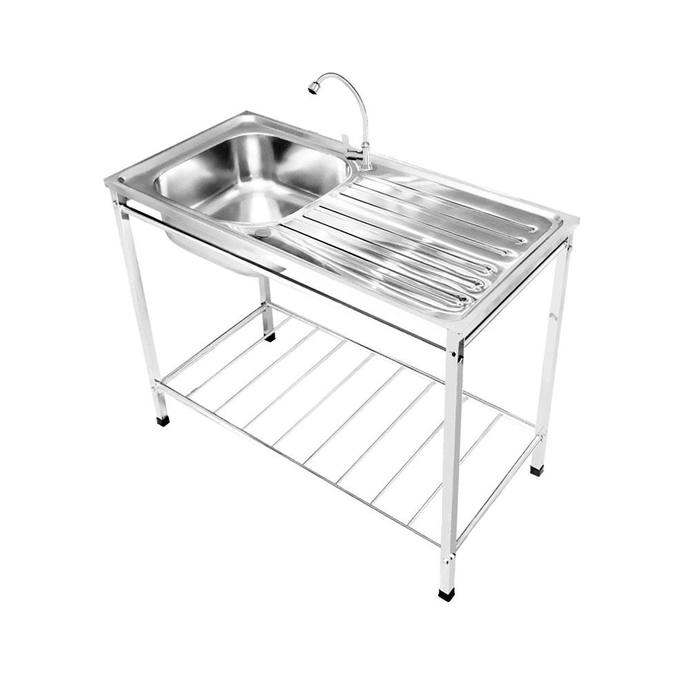 ซิงค์ขาตั้ง 1 หลุม 1 ที่พัก TECNOSTAR STT 10050 สเตนเลส