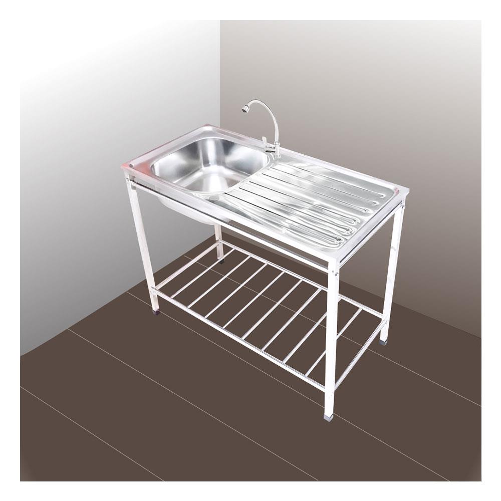 ซิงค์ขาตั้ง 1 หลุม 1 ที่พัก TECNOSTAR STT 10050 สเตนเลส