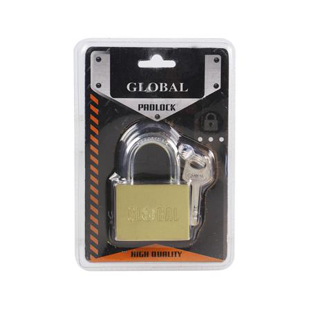 กุญแจลูกปืน GLOBAL 50 มม. สีทองเหลืองขัดเงา_2