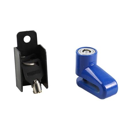 กุญแจล็อกดิส GLOBAL สีน้ำเงิน