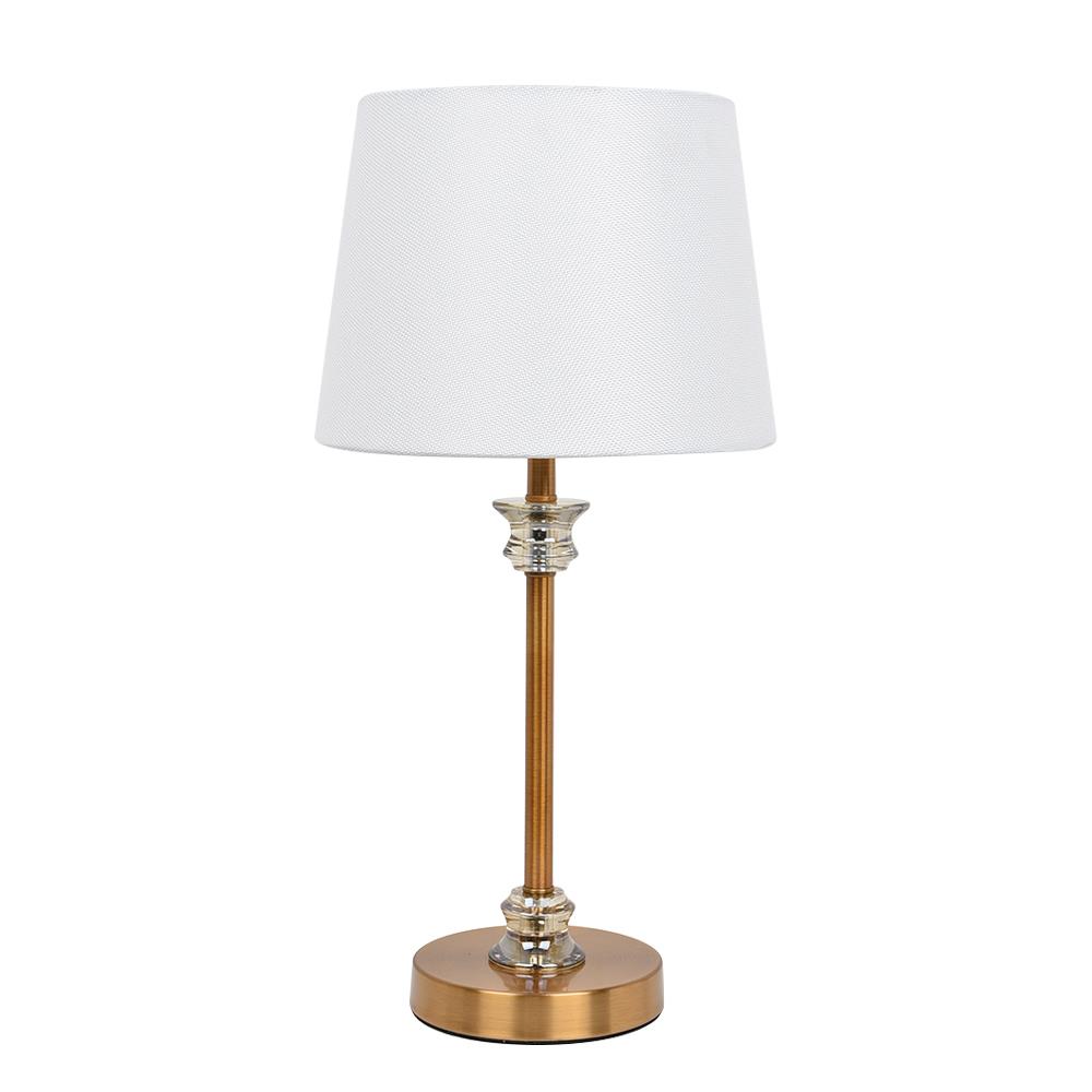 ไฟตั้งโต๊ะ MODERN MT1698 CARINI โลหะ ขาว/ทองแดง