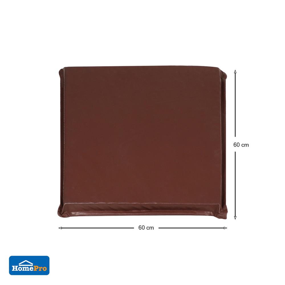 เบาะรองนั่ง HOME LIVING STYLE PLANE 24X24 นิ้ว สีน้ำตาล