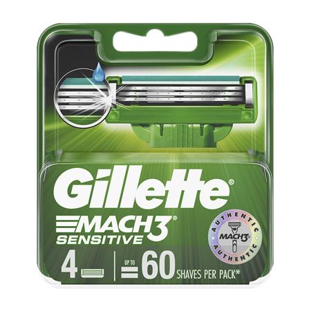 ใบมีด GILLETTE MACH 3 SENSITIVE CART 4 ใบ
