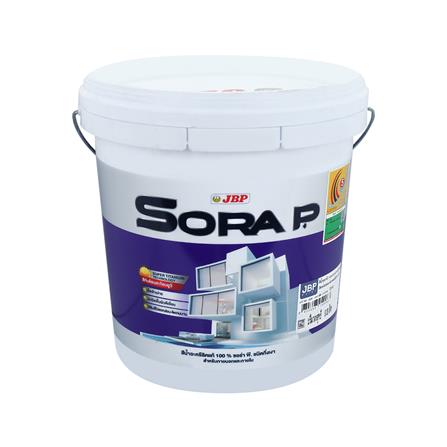 สีน้ำทาภายนอก JBP SORA P BASE B กึ่งเงา 2.5 แกลลอน