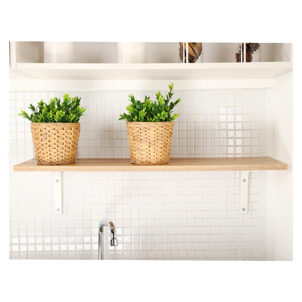 แผ่นชั้นไม้เมลามีน STACKO 80x24x1.6 ซม. สีโรมา