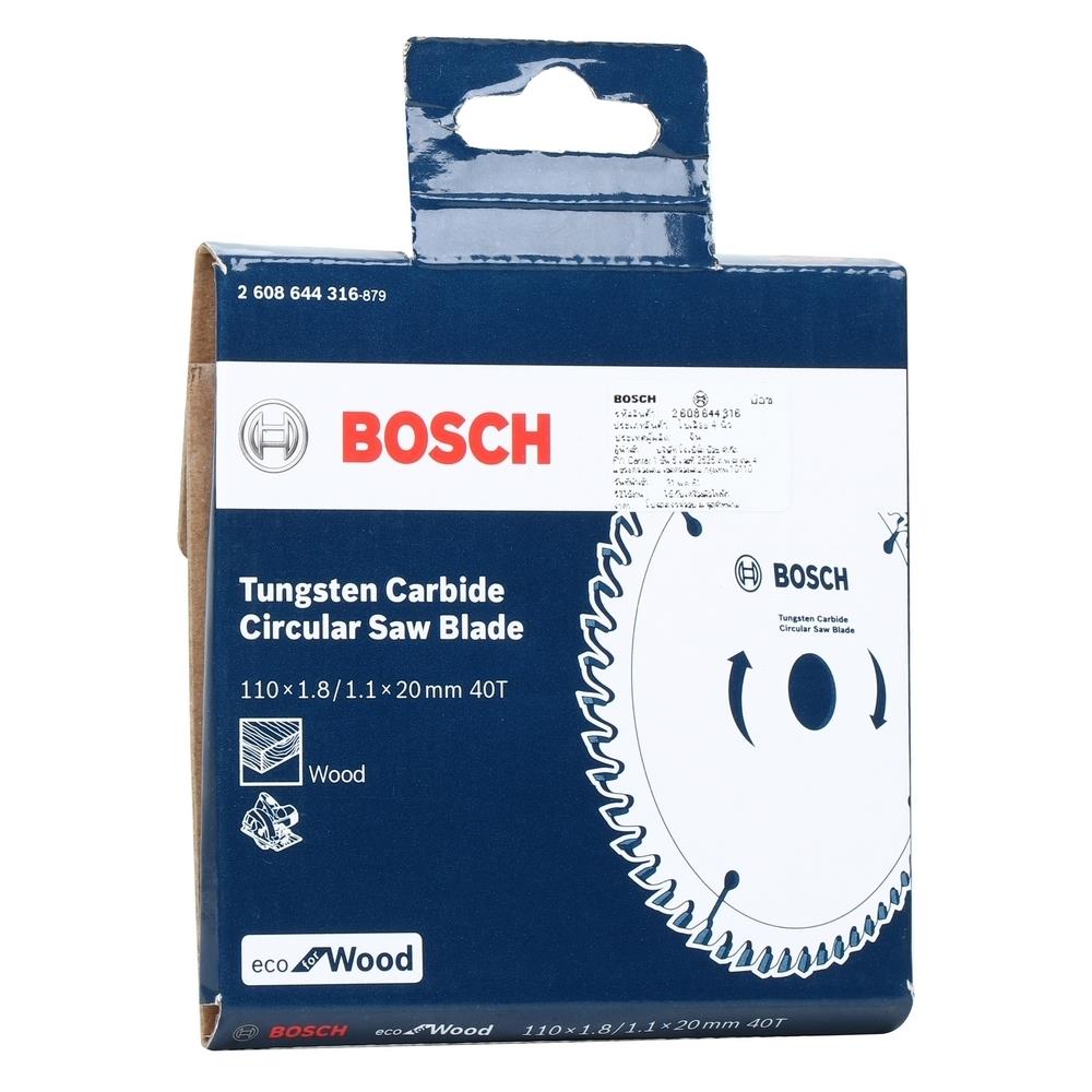 ใบเลื่อยวงเดือน BOSCH ECO 4 นิ้ว 40T