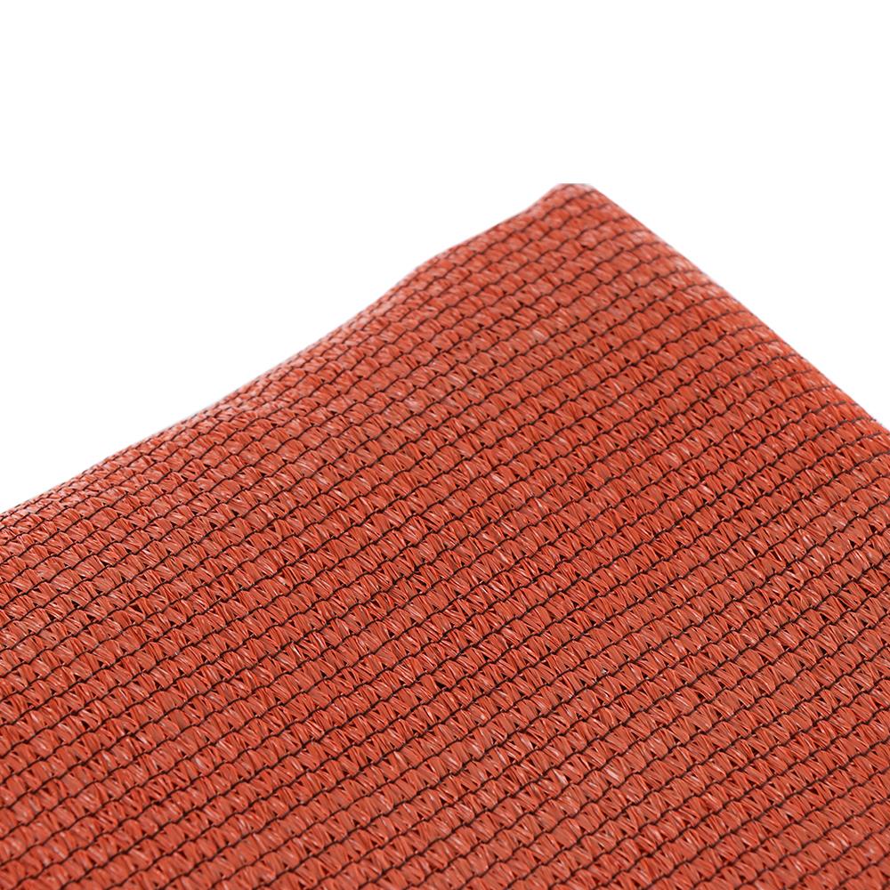 สแลนแพ็กกรองแสง 90 เปอร์เซ็นต์ ARAI 2X3 ม. สีอิฐ เจาะตาไก่