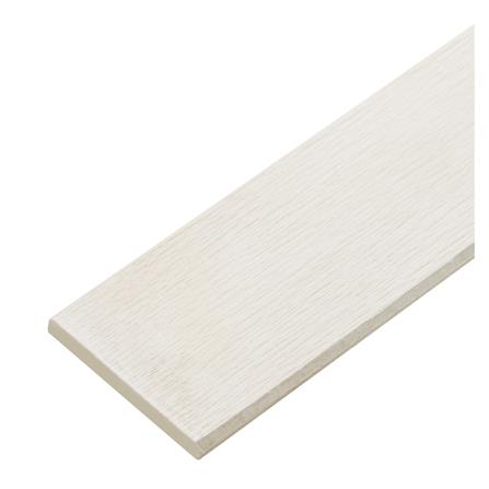 ไม้ระแนง SHERA ขอบวี ลายเสี้ยนตรง 0.8x7.5x300 ซม. สีธรรมชาติ