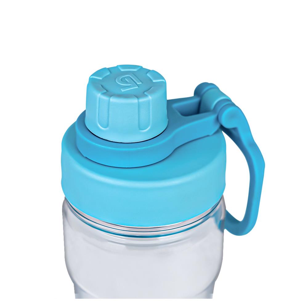 ขวดน้ำพลาสติกทรง BODY HL ฝากดสีฟ้า