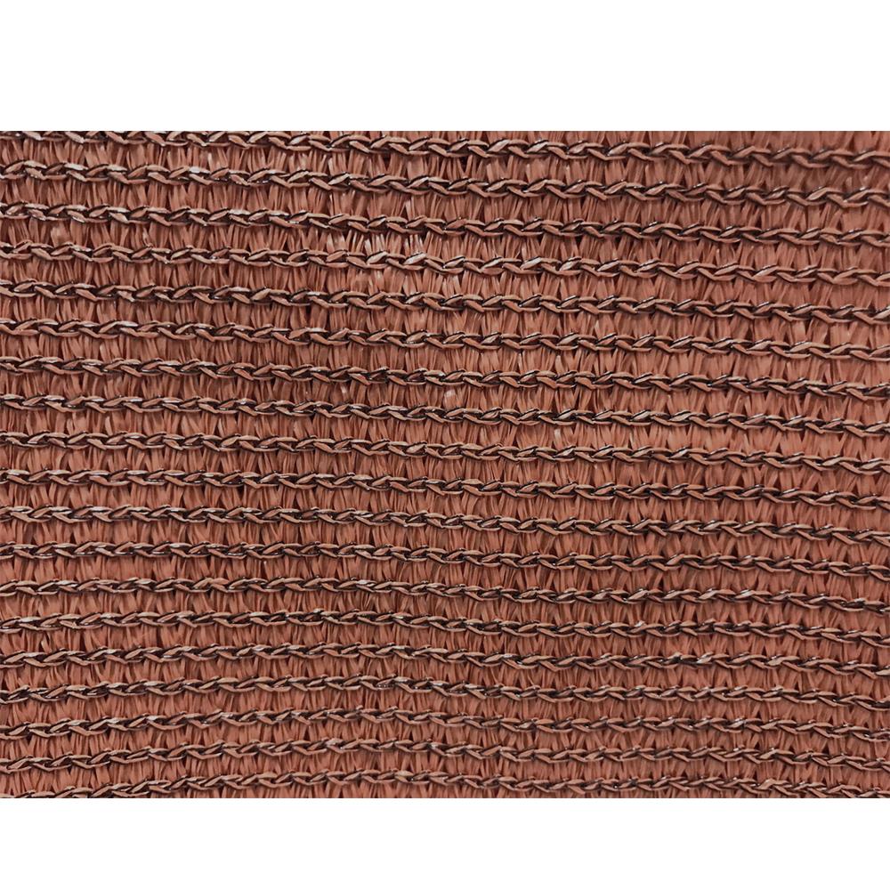 สแลนแพ็กกรองแสง 90 เปอร์เซ็นต์ ARAI 2X2 ม. สีอิฐ เจาะตาไก่