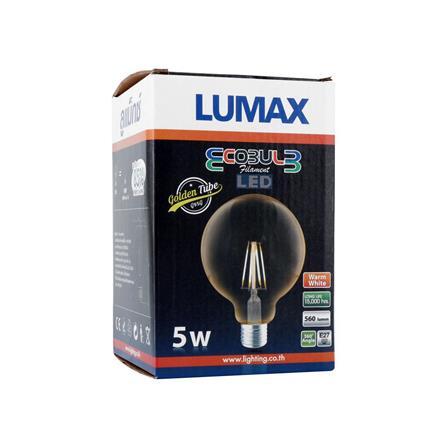 หลอด LED LUMAX FILAMENT G95 5 วัตต์ WARMWHITE E27_2