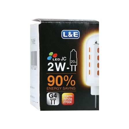หลอด LED L&E AC/DC 2 วัตต์ G4 WARMWHITE_1