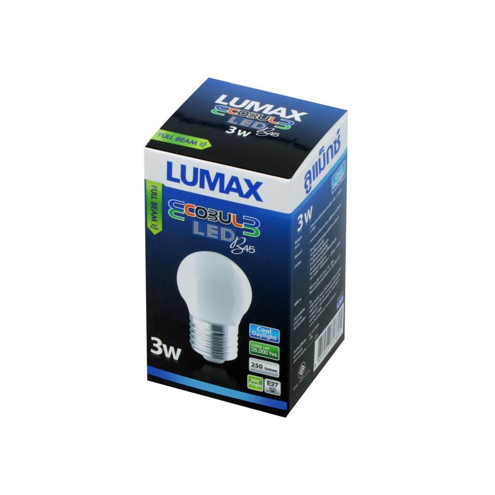 หลอด LED LUMAX B45 Full Beam 3 วัตต์ DAYLIGHT E27